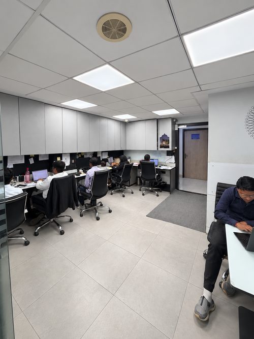 VGNC office, team at work, Connaught Place
